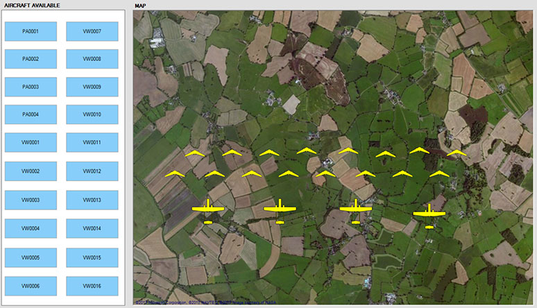 Drone swarm technology